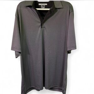 Men’s Greg Norman Gray lightweight collared  polo Golfers tee shirt XXL